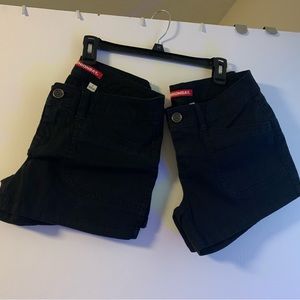 Unionbay shorts. 2 pair black